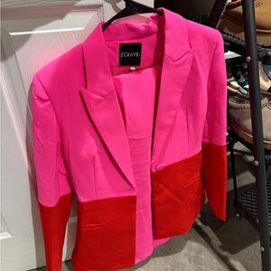 Rave Vibrant Pink and Red Blazer